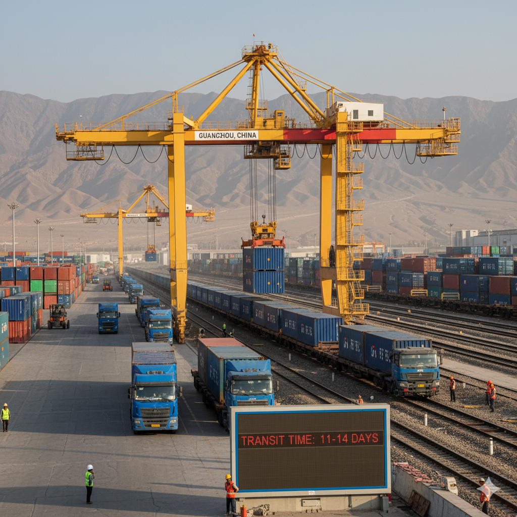 Доставка Гуанчжоу → Алматы